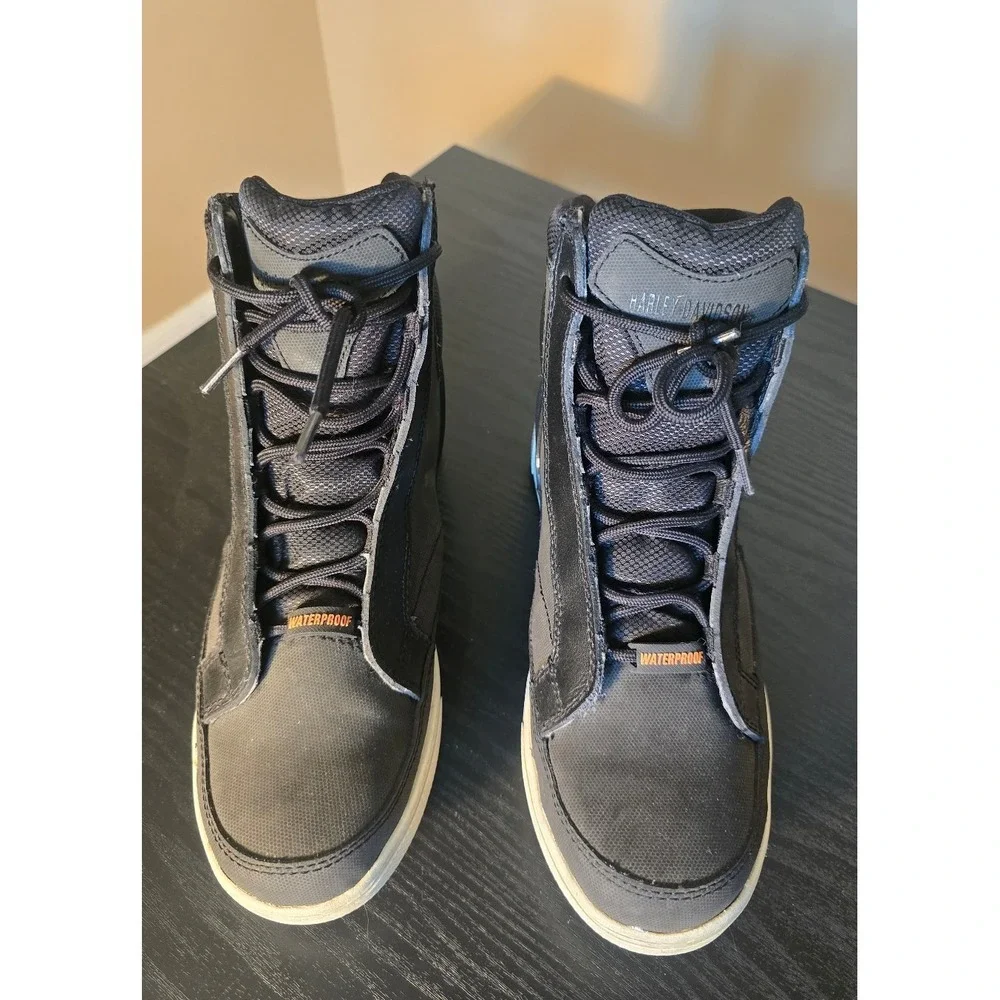 Harley Davidson women's Vardon black waterproof riding sneakers